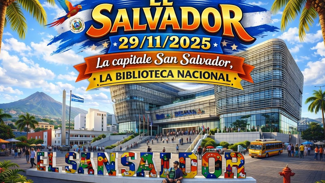 7) EL SALVADOR, Giorno 2, “La Bibblioteca Nazionale”.