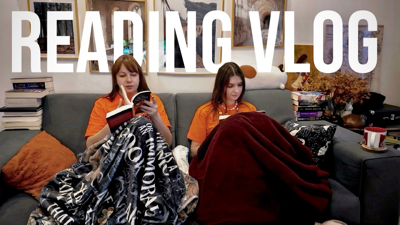 Dużo niebieskiego jedzenia i wspólne czytanie książek | READING VLOG