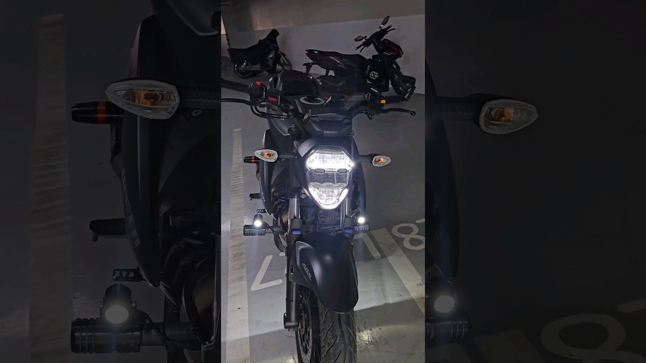 Installed Ultra Premium MDL #gixxer #gixxer250 #gixxermodifications #bruzmoto #mdl #nearmiss