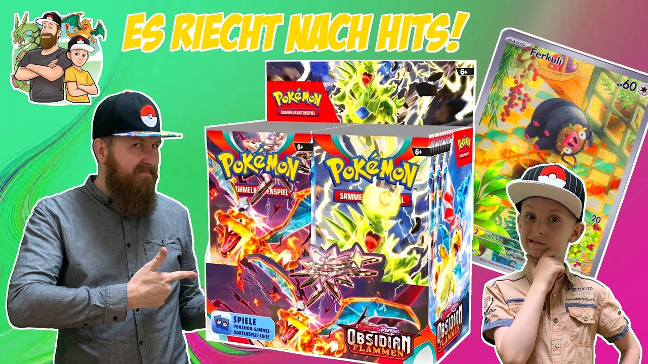 Hammer Hits aus dem Obsidian Flammen Display - Teil 1 - Pokémon Booster Opening