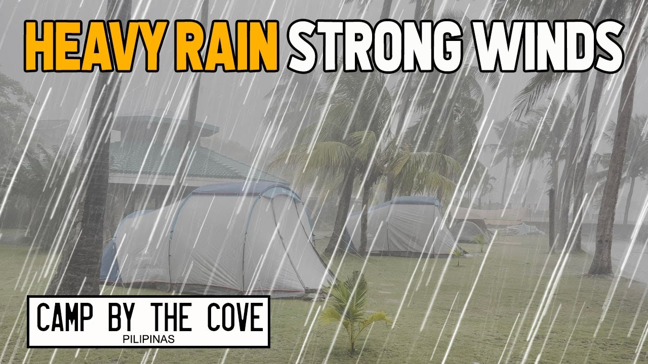 ARPENAZ 4.1 | CAMPING IN HEAVY RAIN & STRONG WINDS | CAMP BY THE COVE |  ASIONG PH