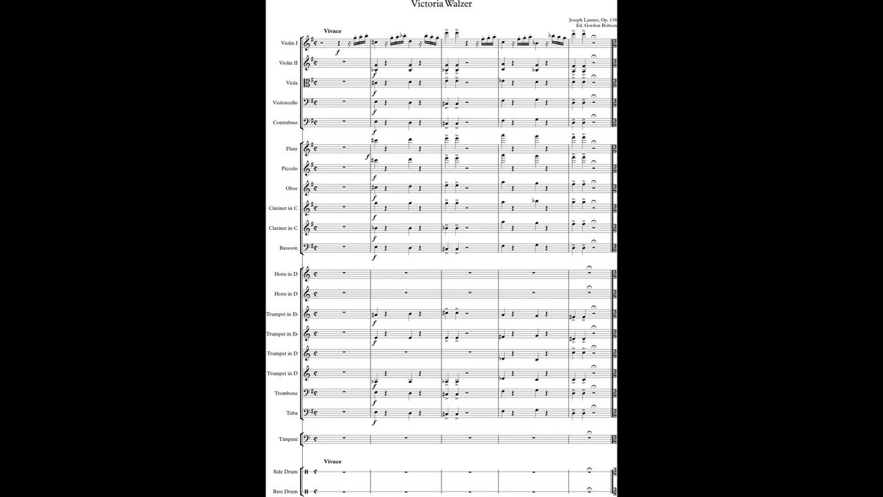 Joseph Lanner, Victoria Walzer, Op. 138, Ed. CPE Strauss