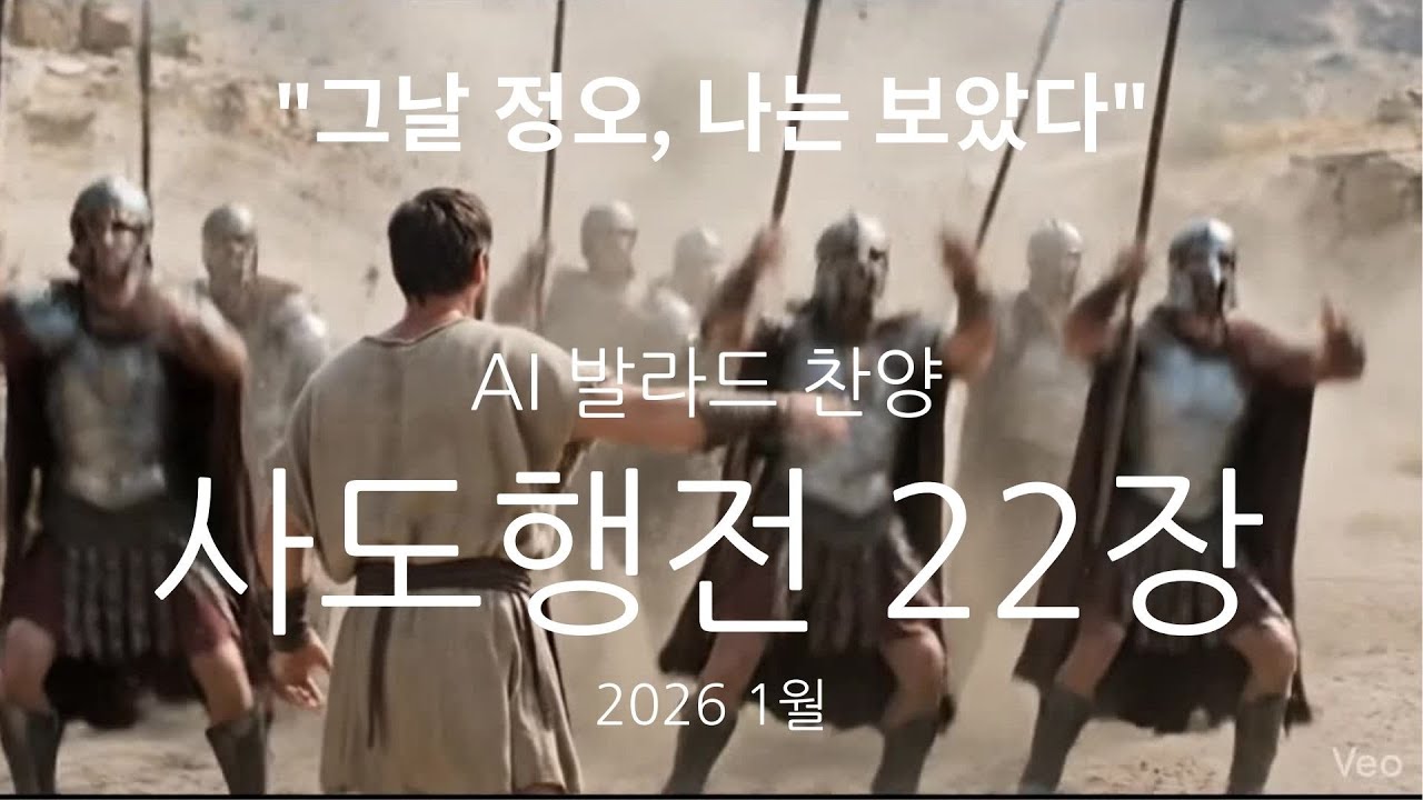 [성경발라드] 사도행전 22장: 바울의 간증 | 은혜로운 발라드 찬양 모음 (4K AI 슬라이드)