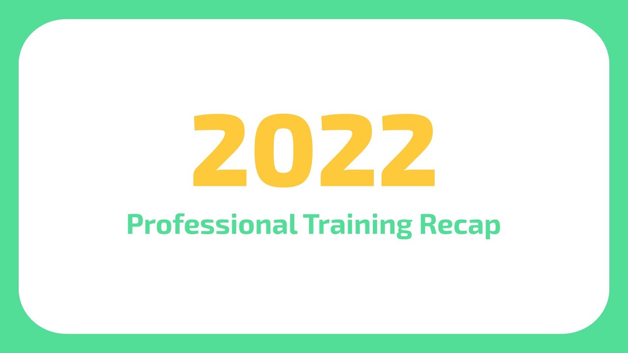 Btech Professional Training Recap 2022