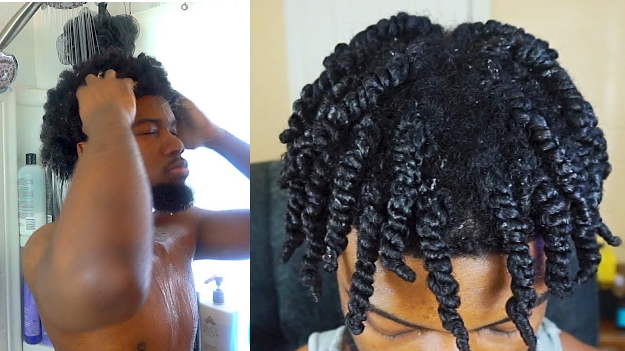 Grow Longer Hair Faster! Men's Wash Day Routine (MOISTURE & LENGTH Retention)