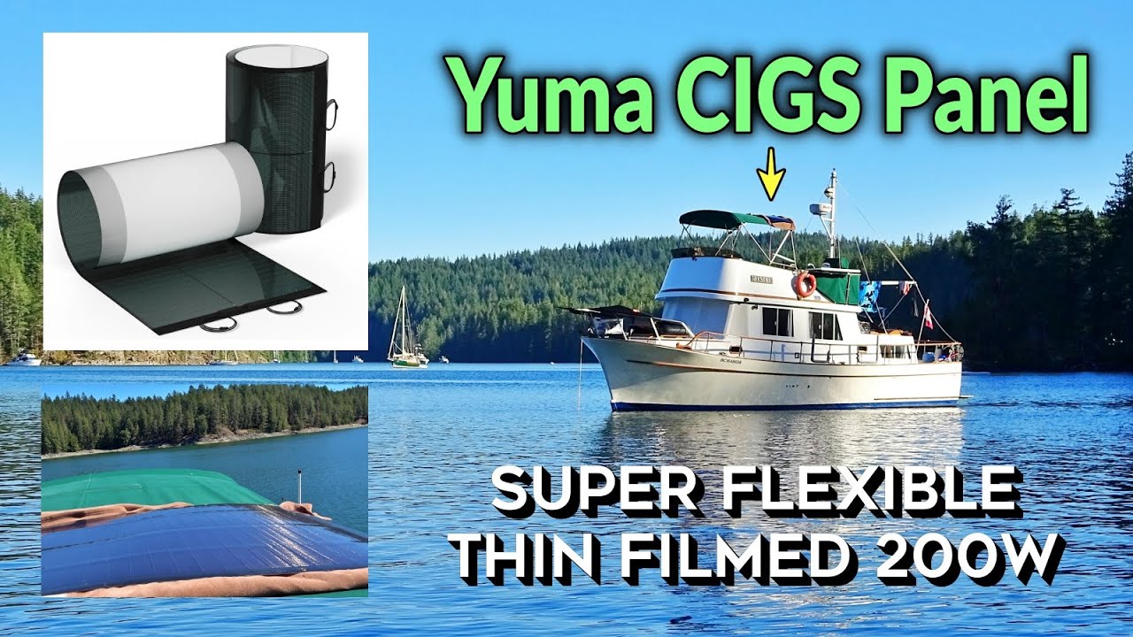 Yuma CIGS 200W Flexible Solar Panel Install & Test - BougeRV