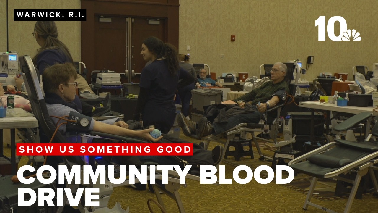 Community steps up for NBC 10 Cares Blood Drive during national blood shortage