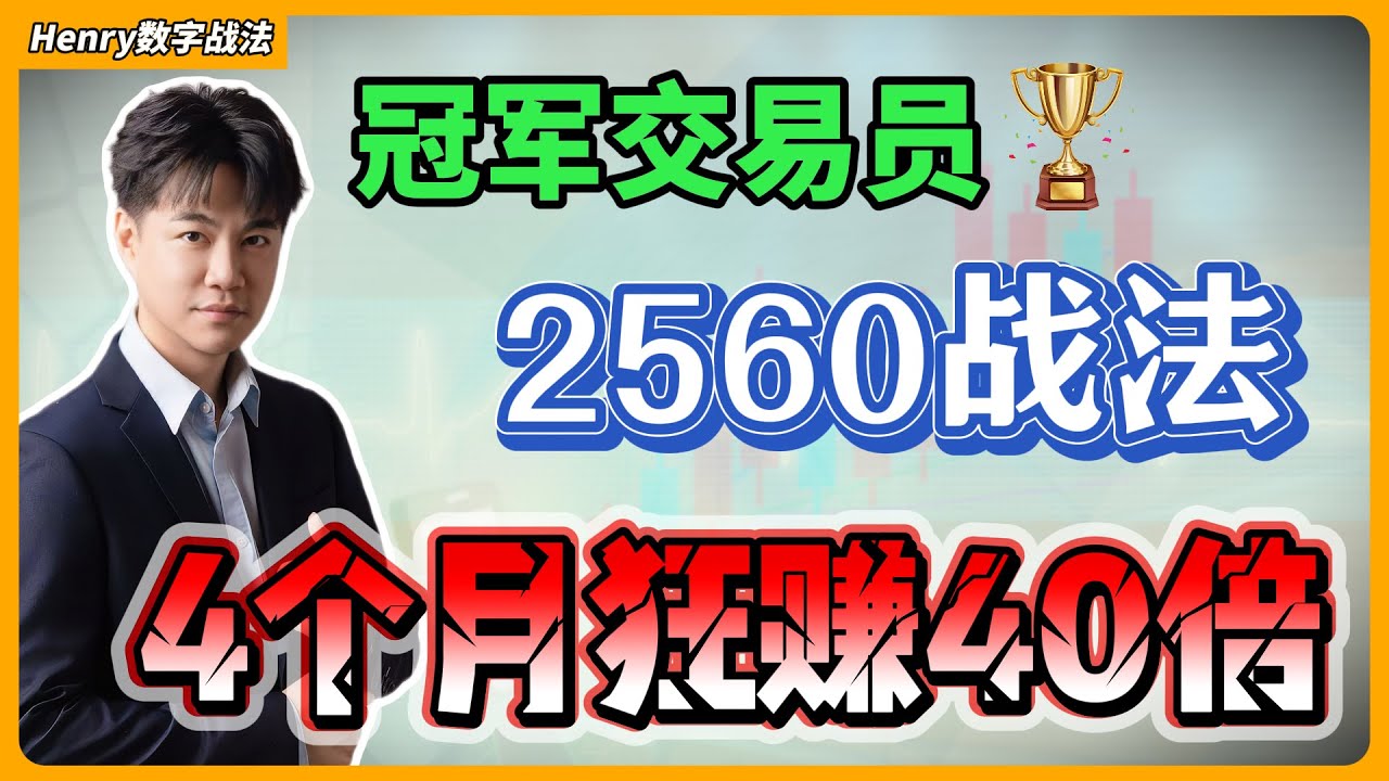 【美股技术分析】冠军交易员 2560 战法，4个月狂赚40倍│股市思维│股票策略│股市分析教学│25日均线│60日均量线│5日均量线#2560战法#Henry秒懂美股