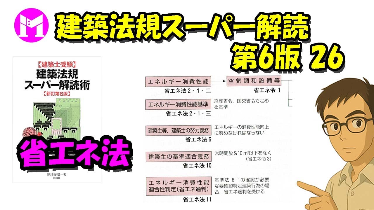 建築法規スーパー解読術 第6版26　省エネ法