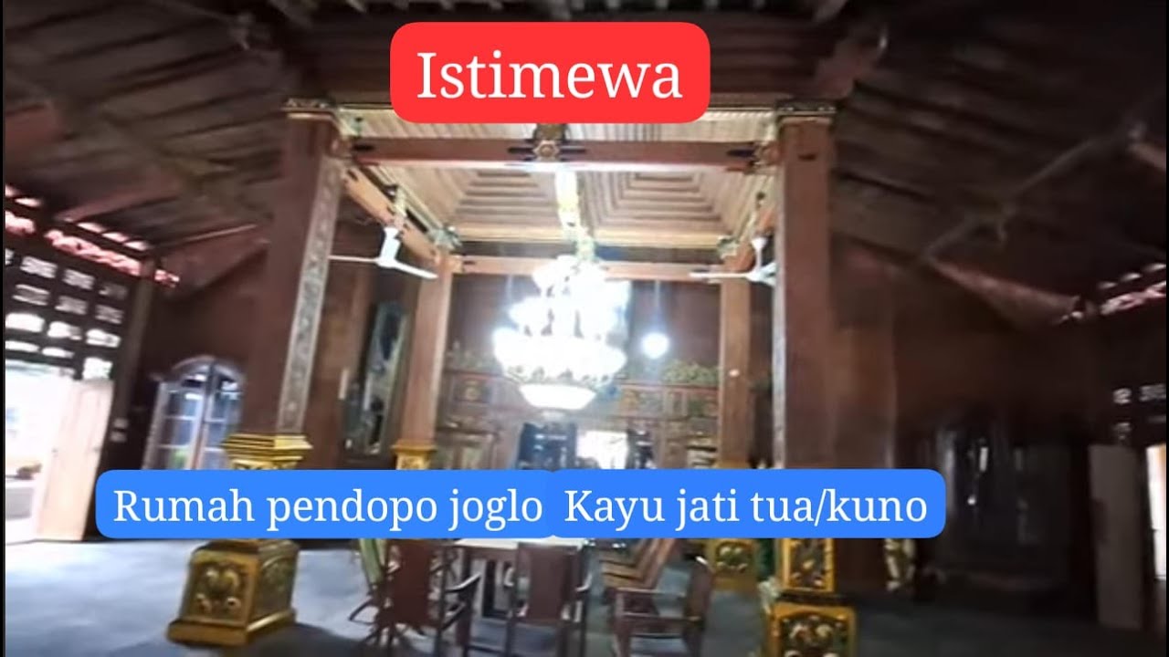 Dijual Rumah joglo mewah.. Kayu jati kuno. usia Ratusan tahun.