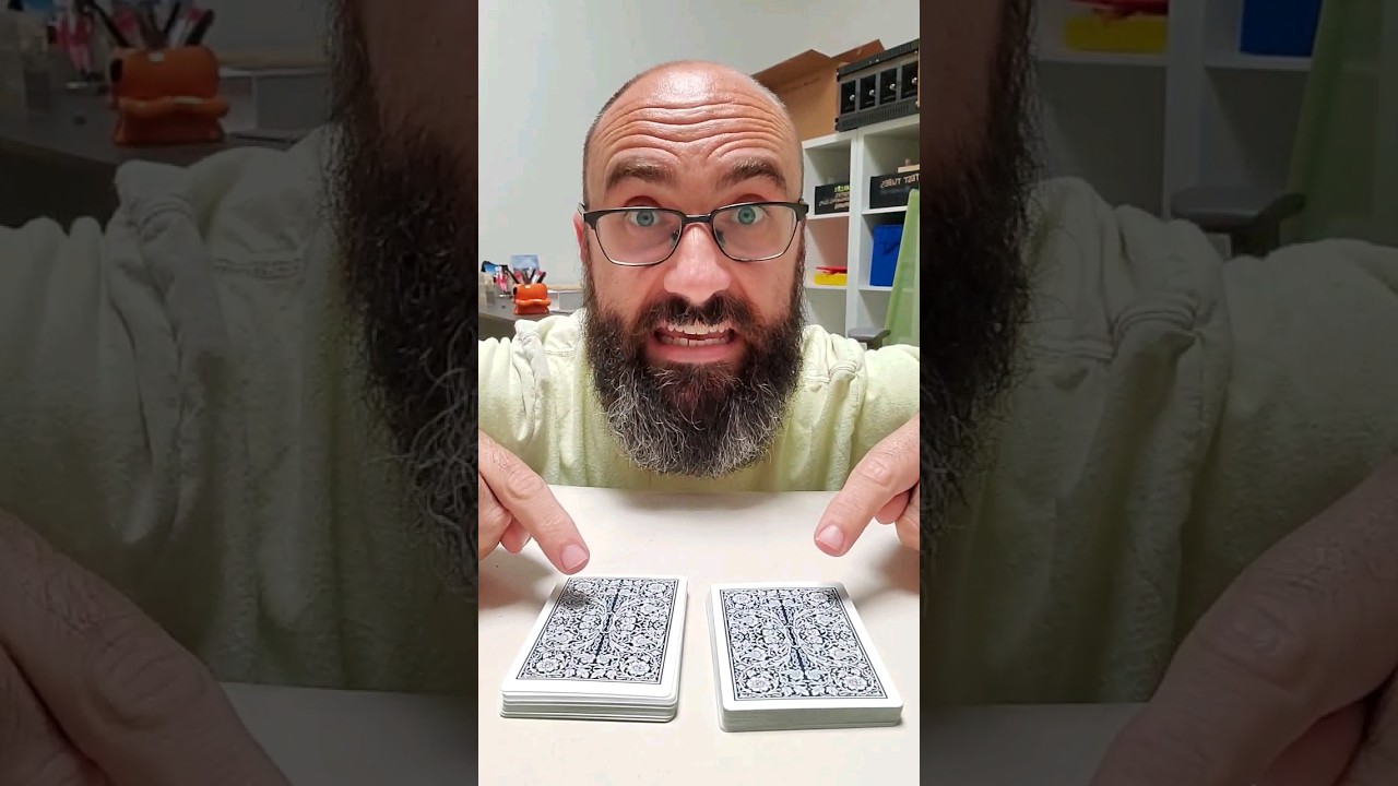 You Can't Cut A Deck In Half Without This Happening