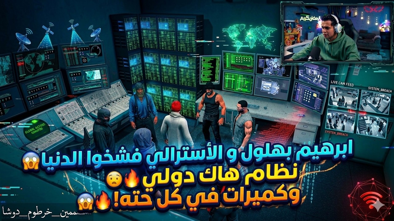 نظام الهاكر الدولي للاسترالي دراع ابراهيم بهلول اليمين😱🔥| كميرات في كل حته في المدينه😱🔥