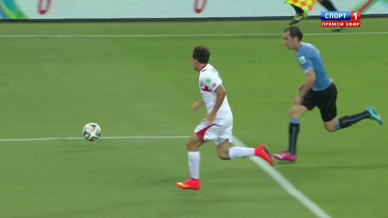 World Cup 2014  Uruguay Costa Rica  1 3  Marco Ure&ntilde;a