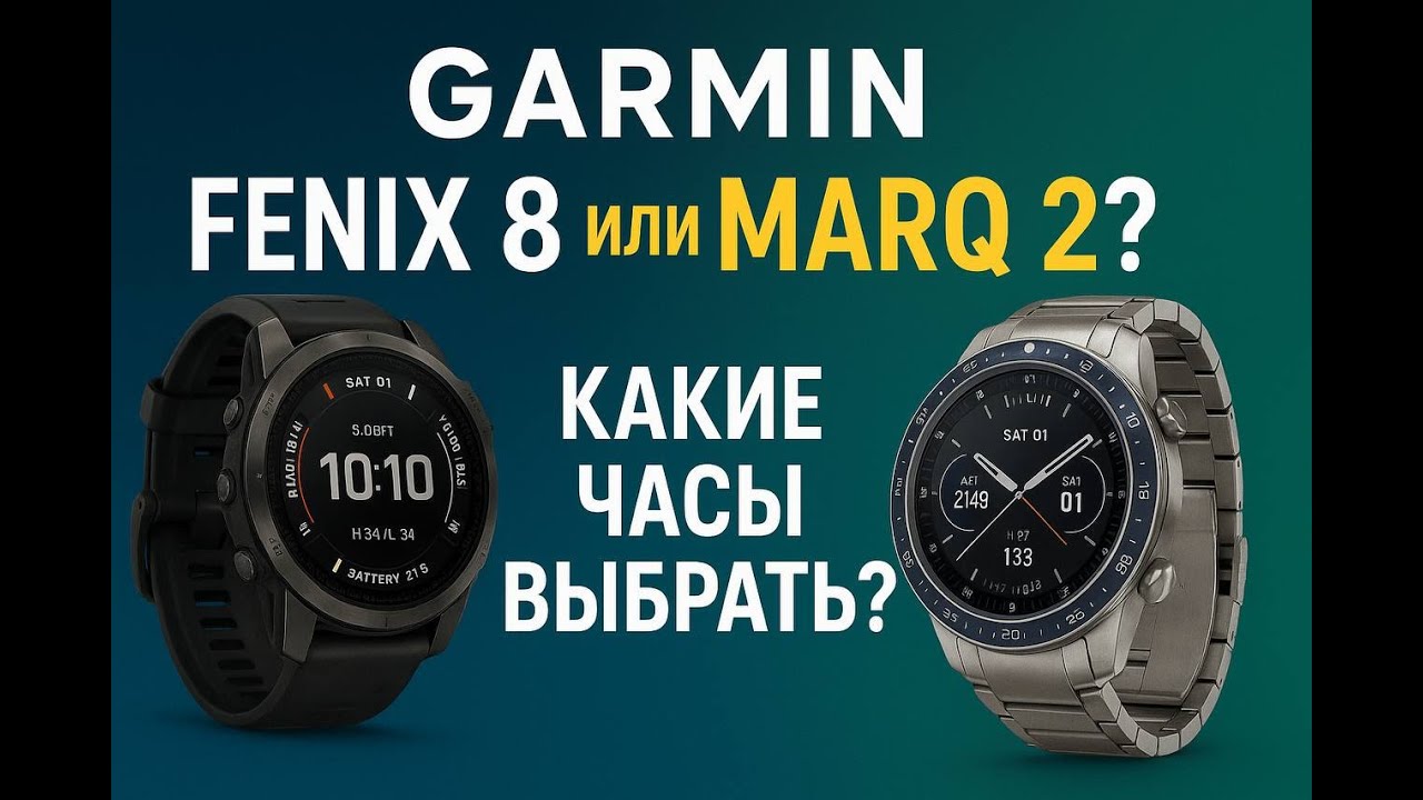 Garmin Fenix 8 или MARQ 2 Aviator? Какие часы выбрать?