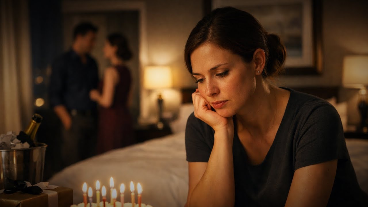 انتظرت طوال الليل هدية عيد ميلادها - الملياردير كان مشغولاً مع موظفته.