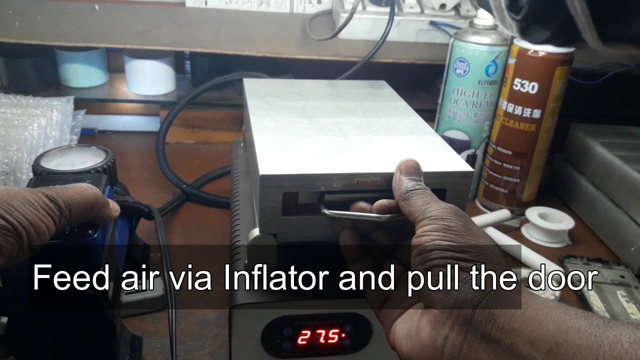 Touch Glass Replacement without oca machine - SV Bubble Remover with airlock door - Budget Rs.3500