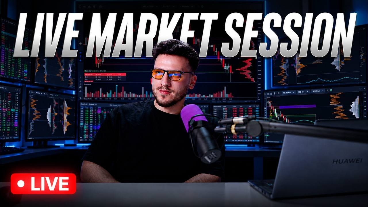 Orderflow Live Market Session With  @AndreaCimi_StealthRetail