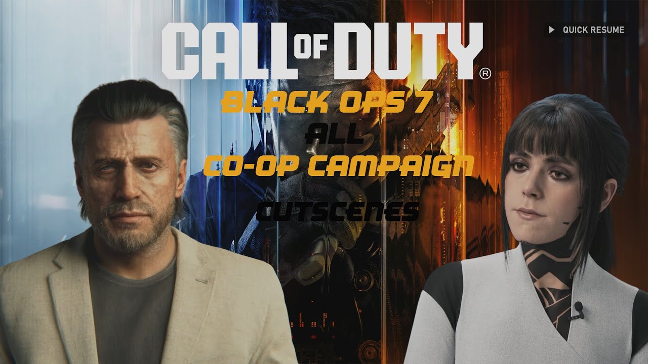 ALL CO OP CAMPAIGN CUTSCENES  BLACK OPS 7