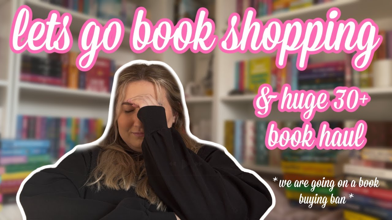 book shopping and huge 30+ book haul 🛍️🚗📚 charity shops, waterstones, vinted and the works