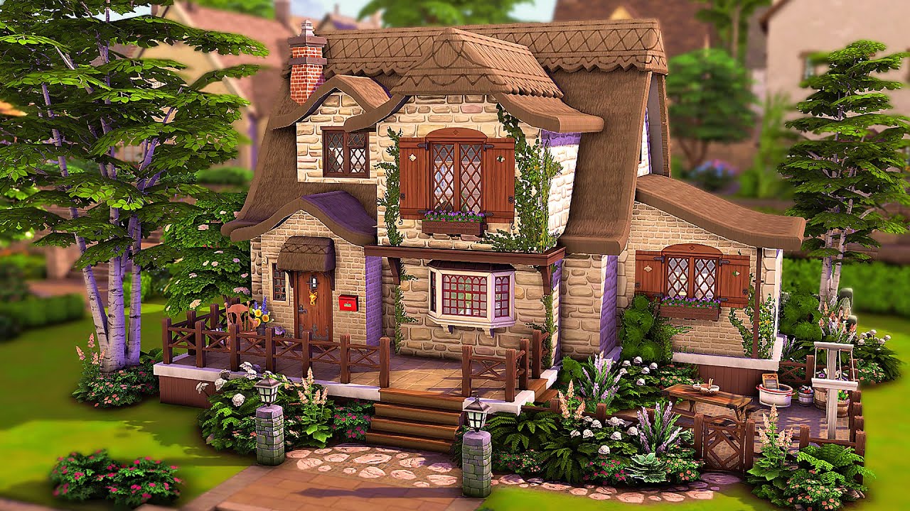 Family Cottage | The Sims 4 Cottage Living Speed Build