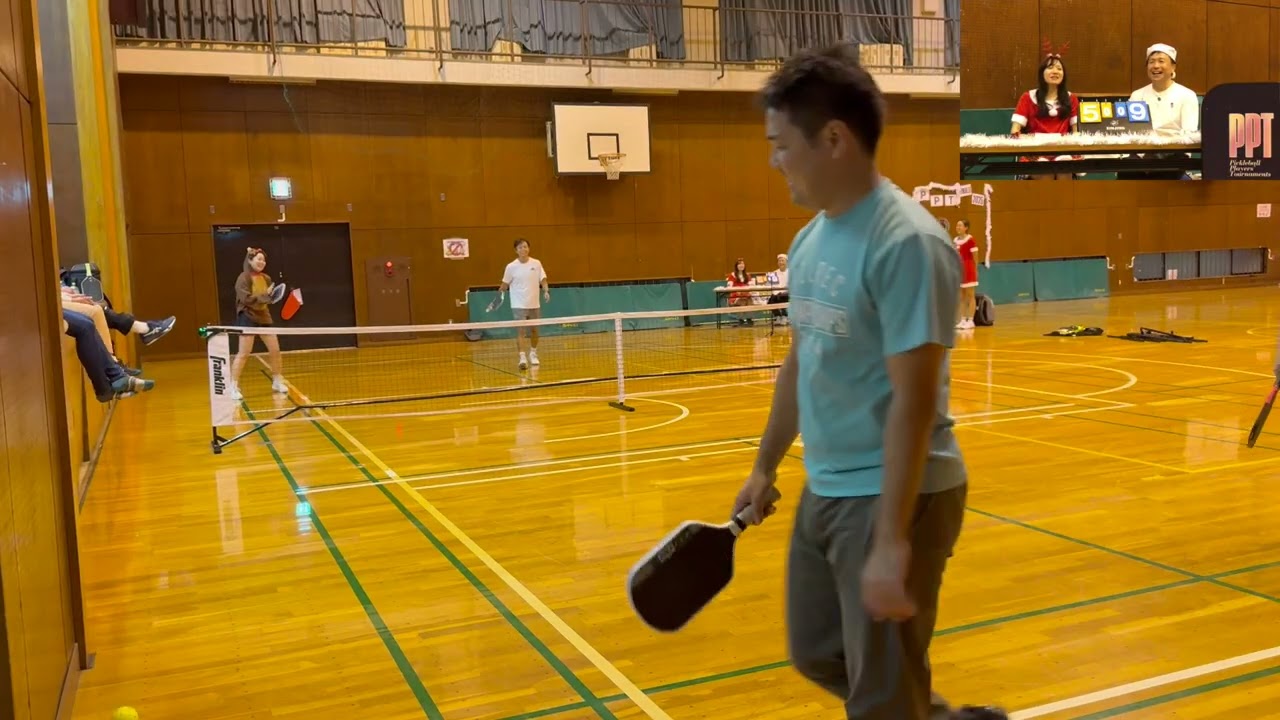 PPT 2025 THE FINALS オープンダブルスの部　決勝　西村昭彦/勝間田靖子 vs 城ノ下武/ワタナベタロウ