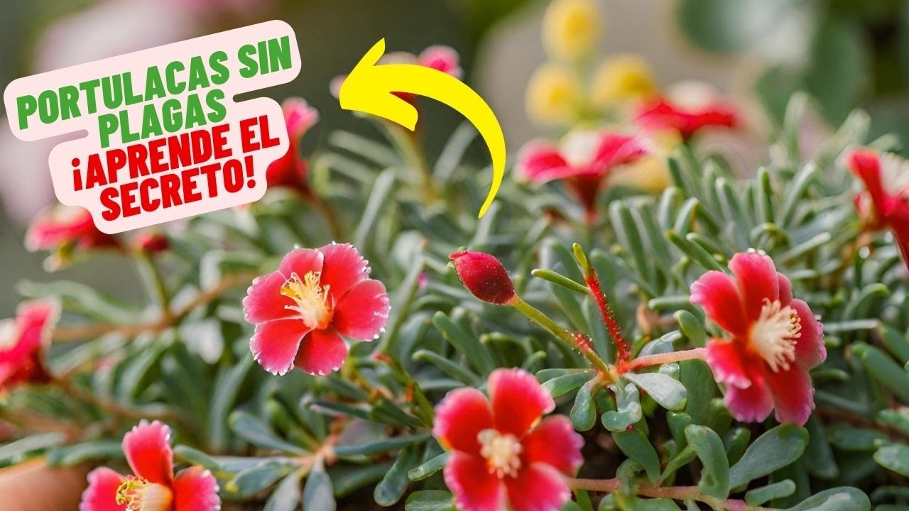 Portulacas Resistentes Trucos para un Jardín Siempre en Flor #jardin #plantas