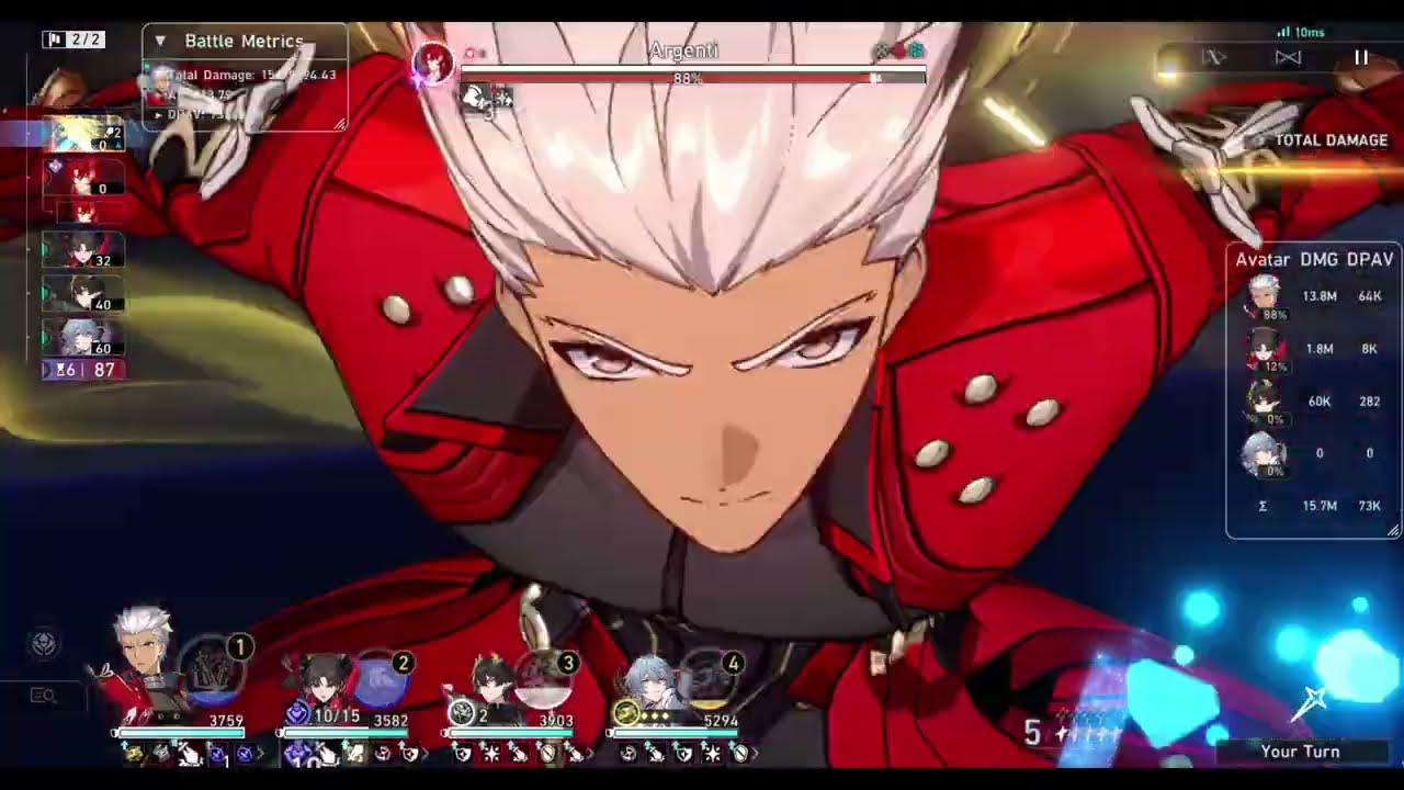E1 Archer/Rin/DHPT/Sunday zero cycle Argenti Knight 1 Anomaly Arbitration 4.4