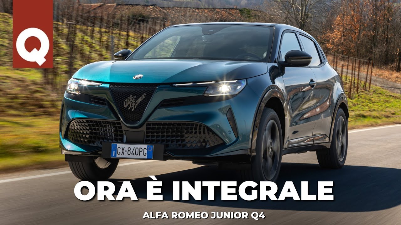 Junior 4x4 (col MULTILINK) la PROVA su STRADA (e confronto Q2) | Alfa Junior Ibrida 2025