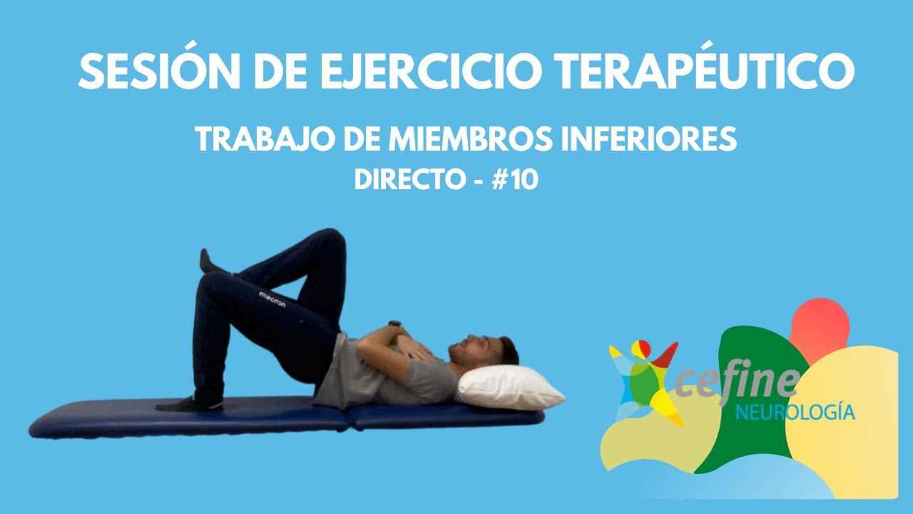 10.- СЕАНС ​​УПРАЖНЕНИЙ ПОСЛЕ ИНСУЛЬТА - Тренировка ног #TrainWithCefine