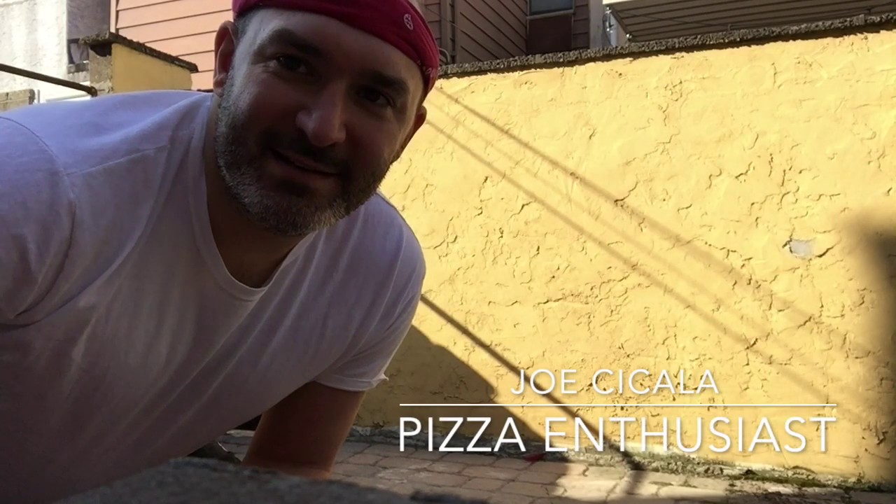 Watch Chef Cicala build a wood-fired pizza oven