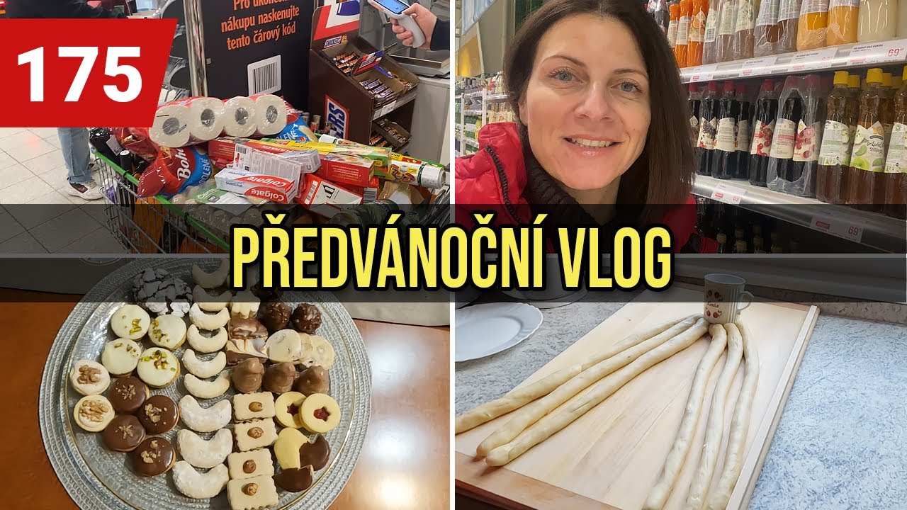 🎄PŘEDVÁNOČNÍ VLOG🎄 | MOJE CUKROVÍ | VÁNOČKA ze šesti pramenů | ŠATY KE STROMEČKU
