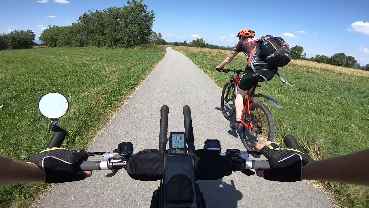 Velo Dunajec cała trasa rowerowa, 2 dni 223 km Zakopane - Tarnów 2,7k 60fps gopro