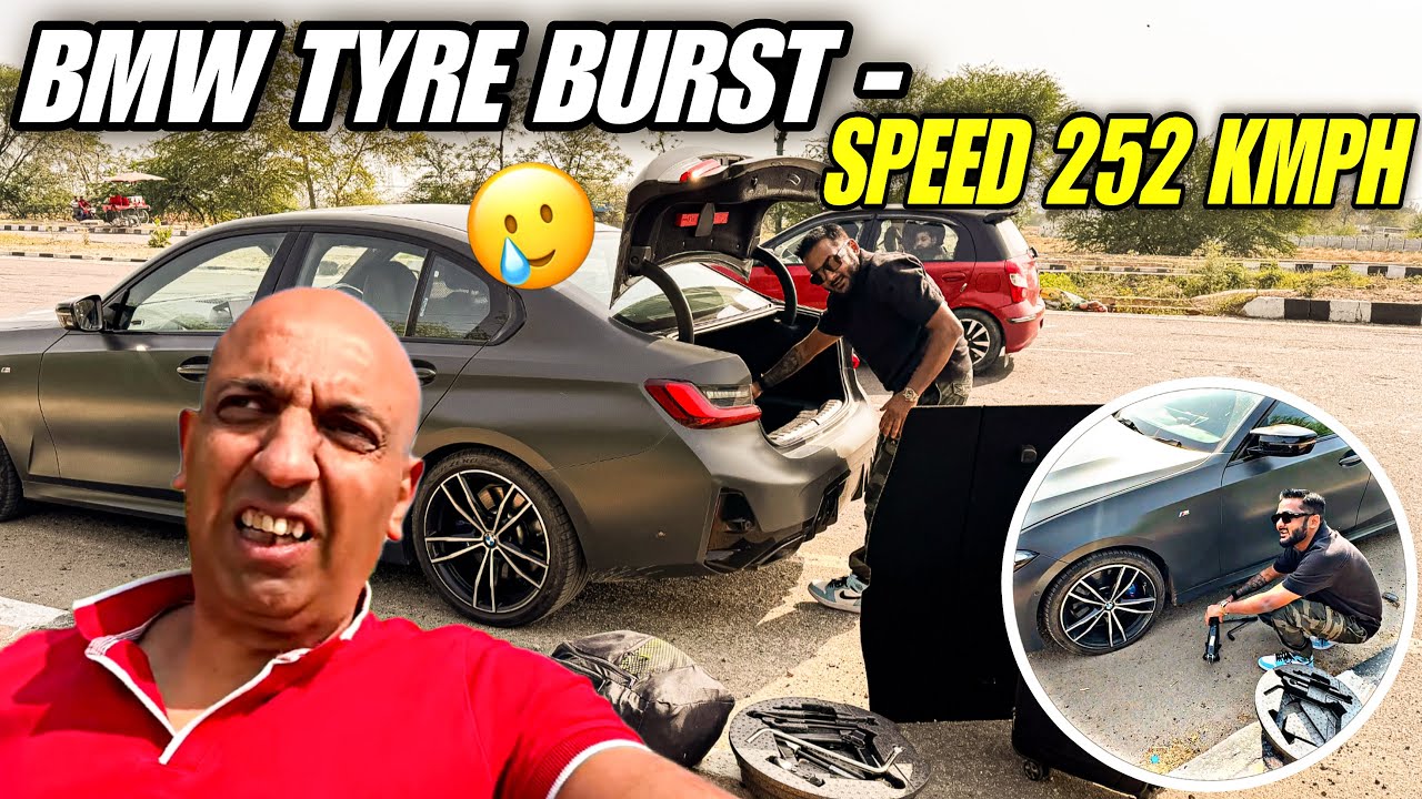 Survived a dangerous accident at 252 KMPH😢