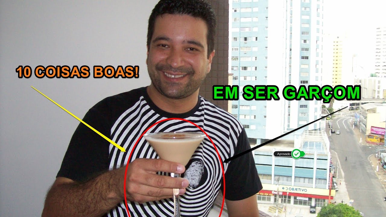 Curso de Garçom - 10 coisas boas em ser garçom - Denis de Moraes
