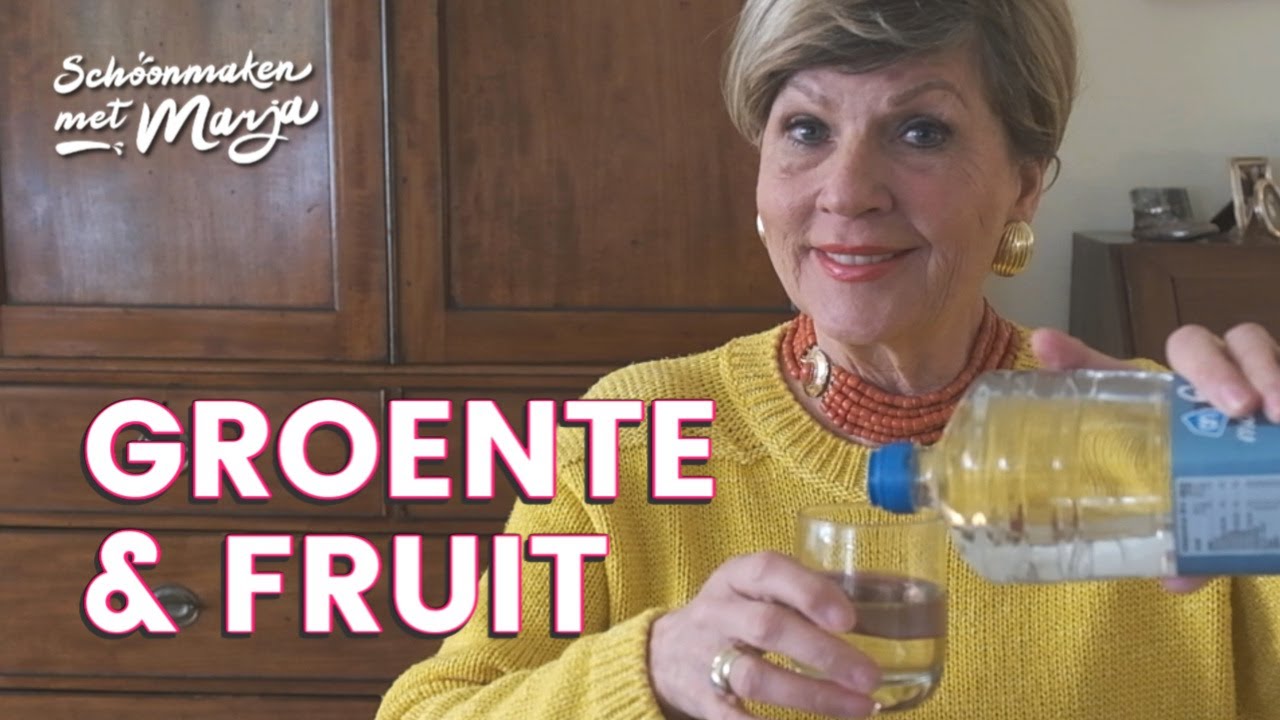 Groente en fruit schoonmaken tegen bestrijdingsmiddelen 🍒 Schoonmaken met Marja Middeldorp