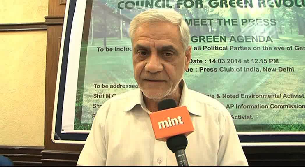 Green manifesto for protecting environment