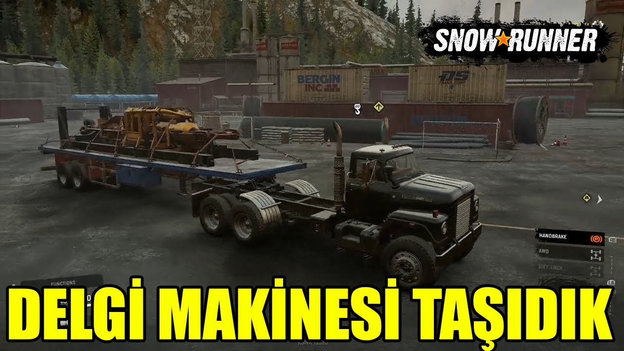 [TÜRKÇE] SnowRunner - Delgi Makinesi Taşıdık - Michigan USA