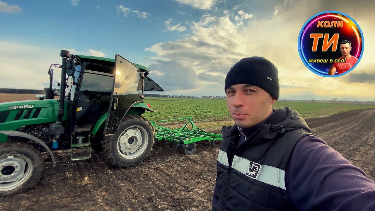 Мете сніг у квітні🥶а ми готуєм площі під посів сої💪Росхід ДП на культивації❗️👌