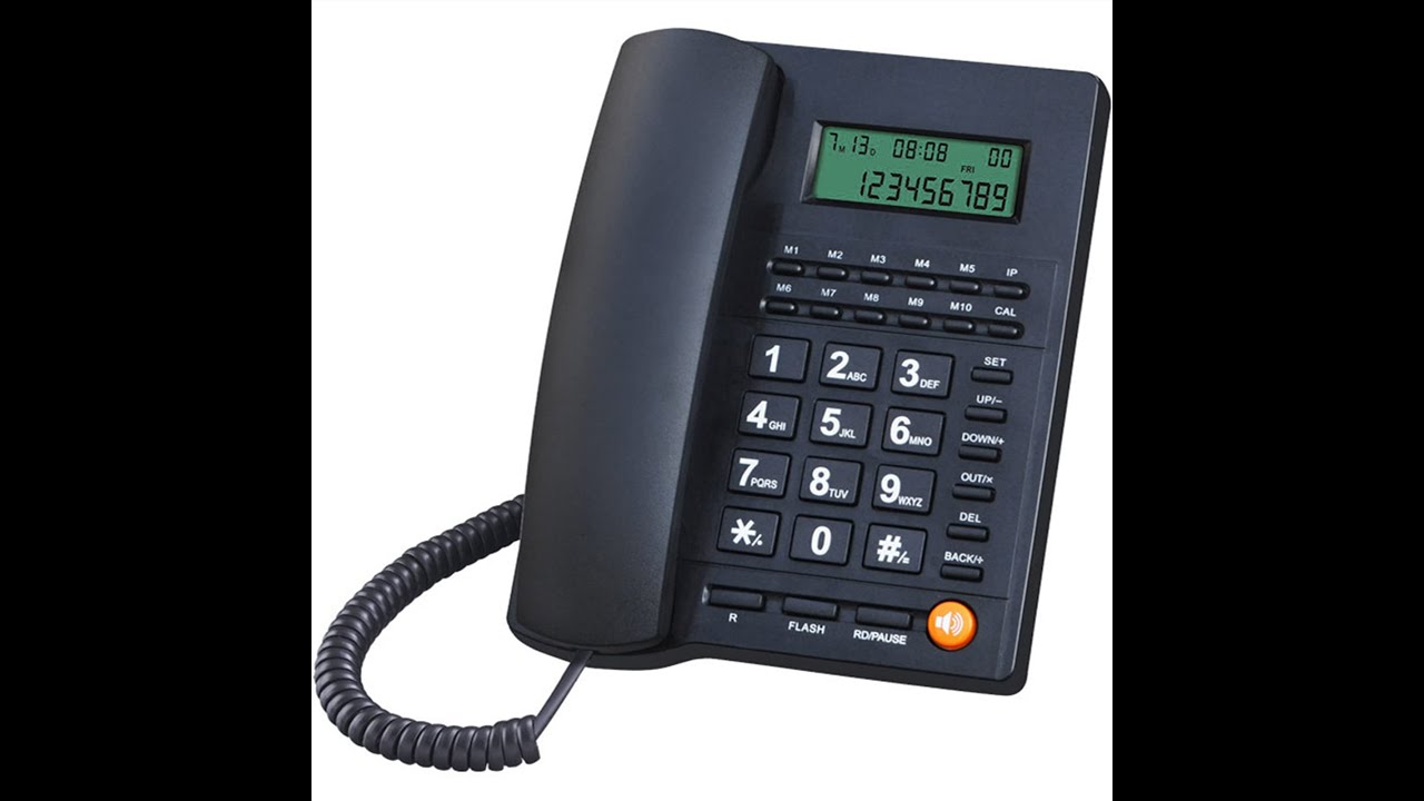 Telefono Fijo Con Identificador, Altavoz, Memorias Y Calculadora L019-3