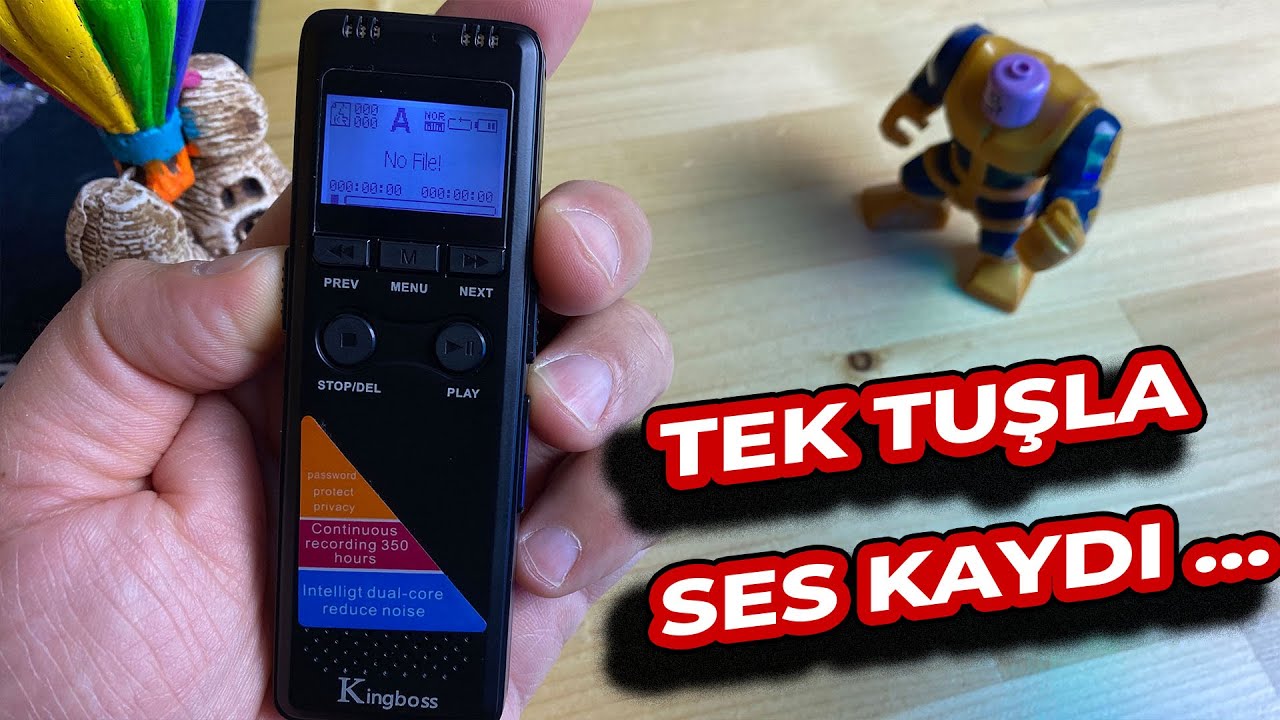 kingboss dijital ses kayıt cihazı | tek tuşla kayıt profesyonel ses kaydı.#reklam