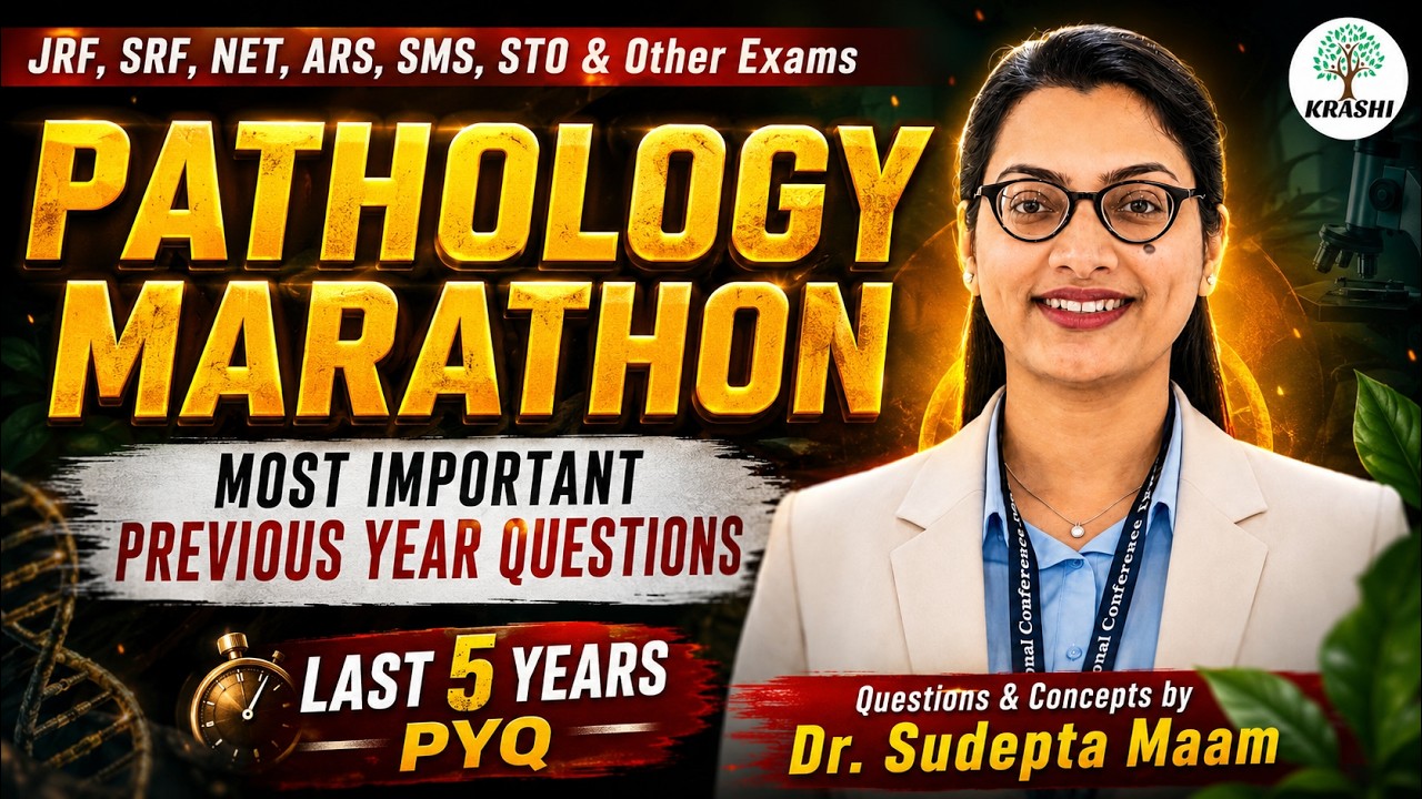Plant Pathology Previous Year Questions by Dr. Sudeepta Maam | 5 YEARS PYQ | ICAR JRF SRF & ASRB NET