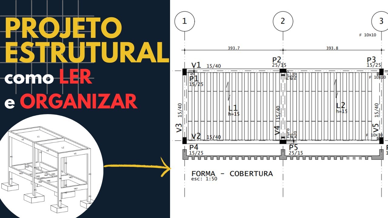 Como LER  e ORGANIZAR um projeto estrutural