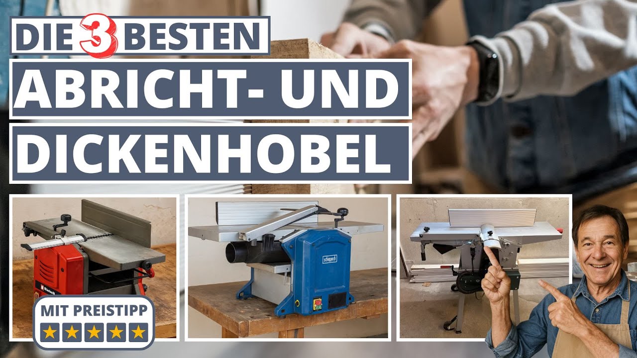 Abricht- und Dickenhobel - Die 3 besten von Metabo, Scheppach & Einhell