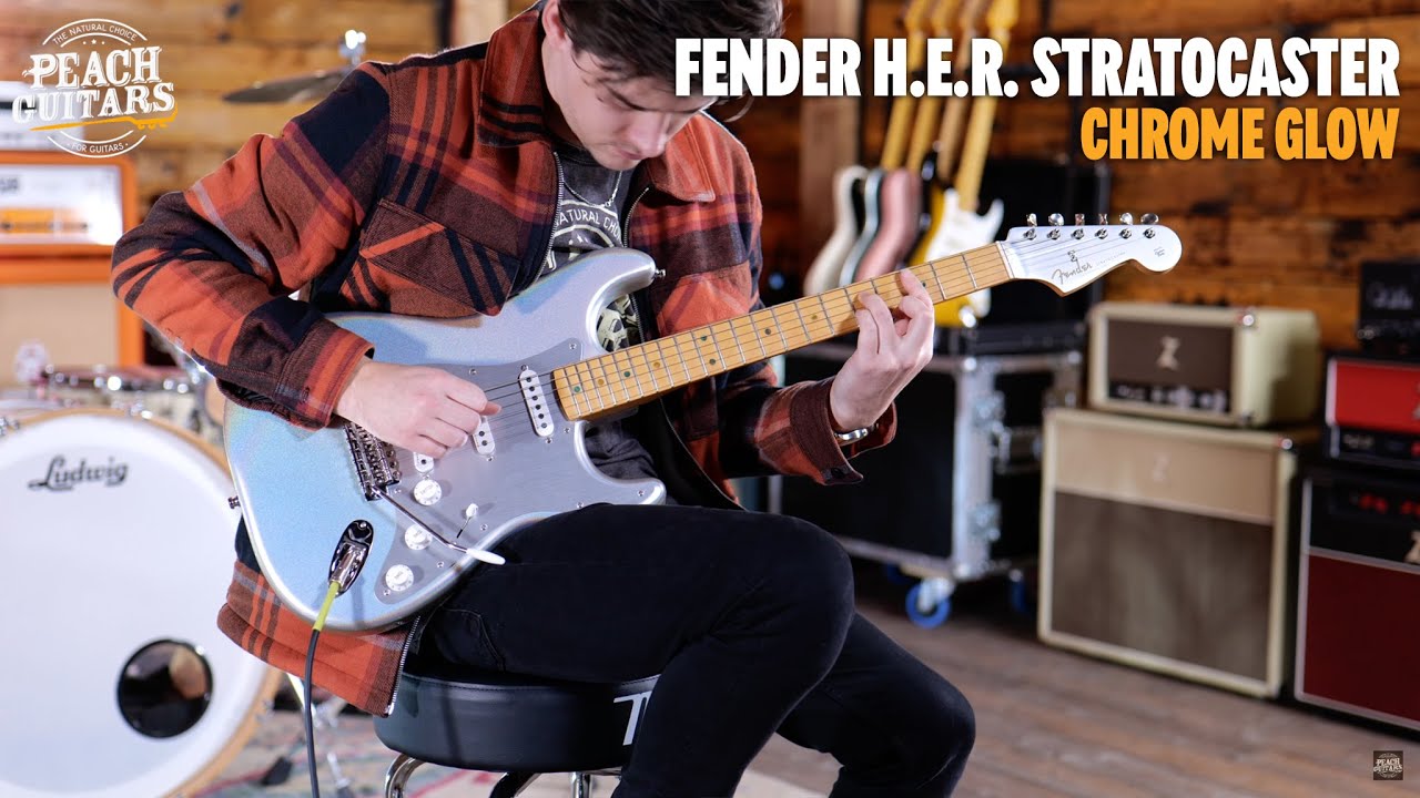 No Talking...Just Tones | Fender H.E.R. Stratocaster | Maple - Chrome Glow