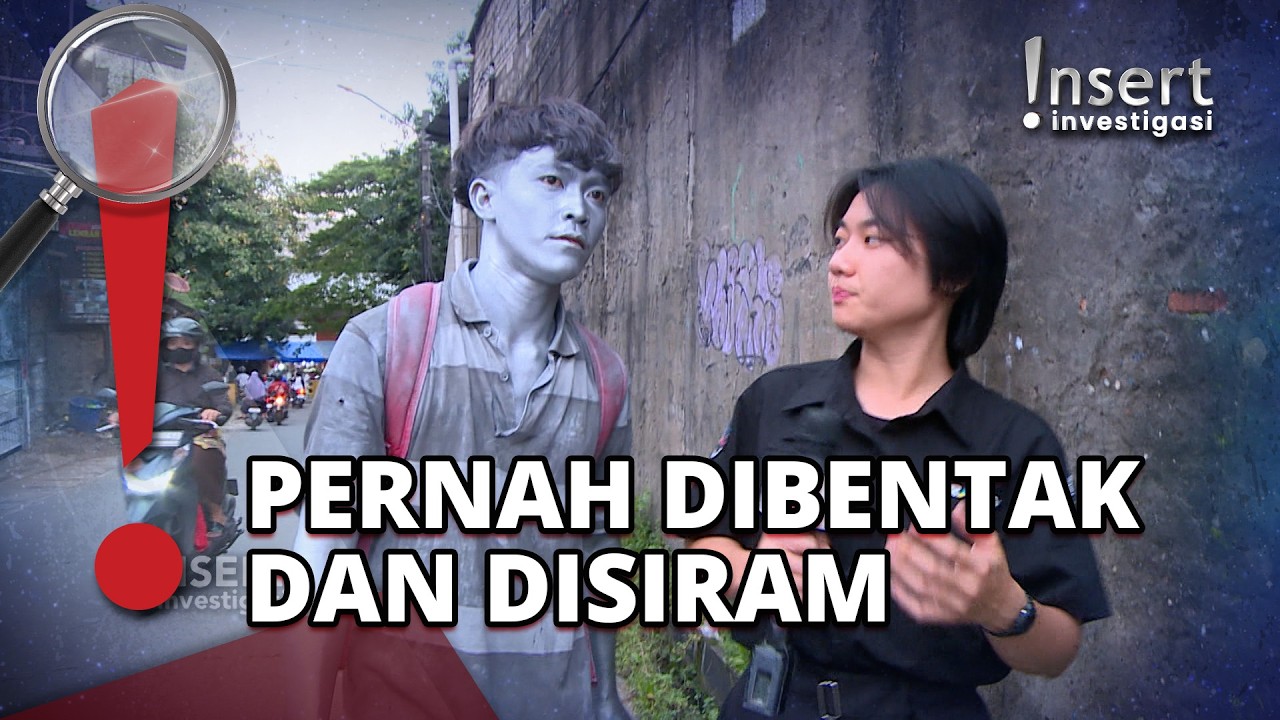 Kisah Iman Si Manusia Silver Bekerja demi Sesuap Nasi untuk Keluarga #insertinvestigasi