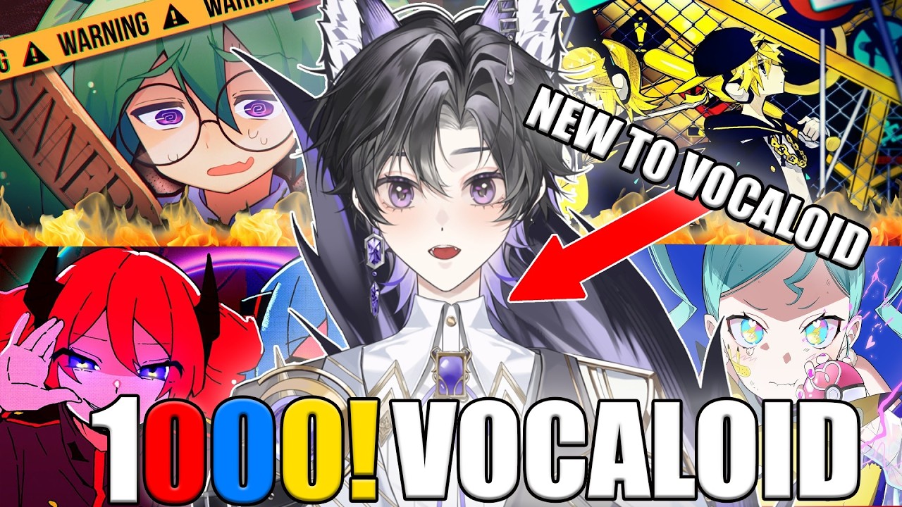 DISCOVERING VOCALOID! | “New Vocaloid Fan Reacts to | 1,000 VOCALOID SONGS! Every Fan Should Know”