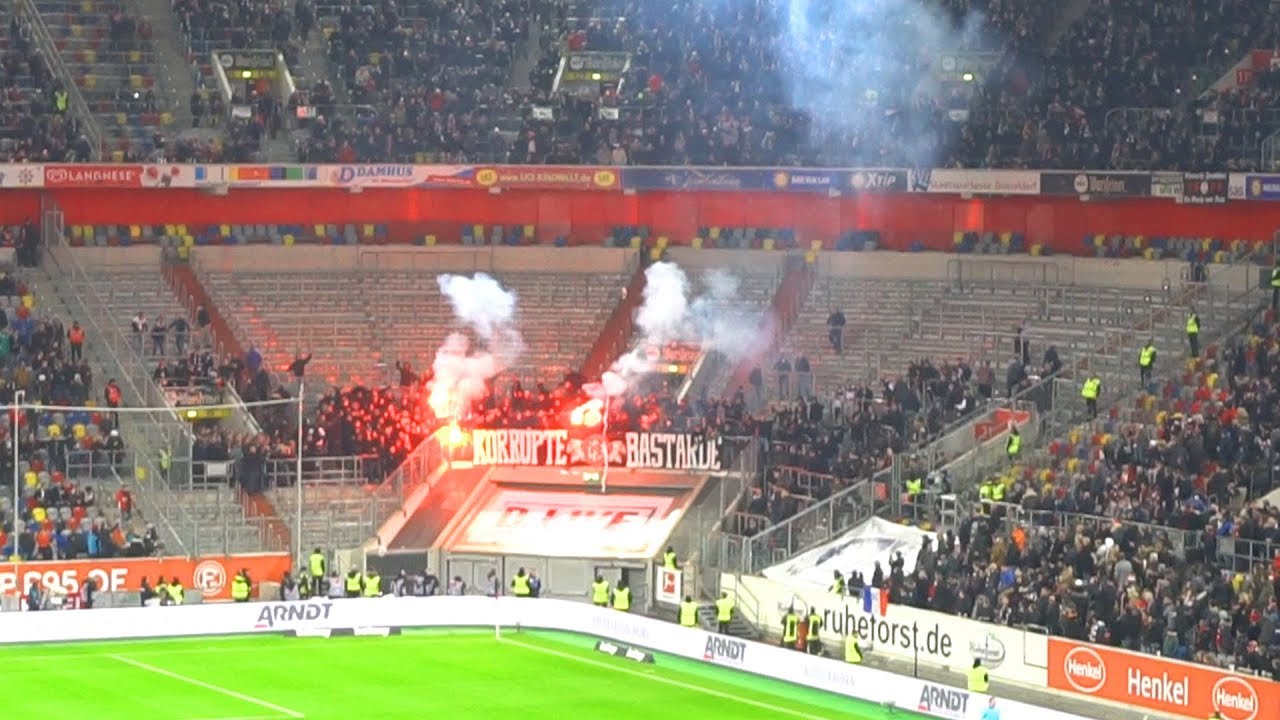 Fanprotest gegen den DFB + Pyro! | Fortuna D&uuml;sseldorf 0:3 Eintracht Frankfurt | Support & Ultras