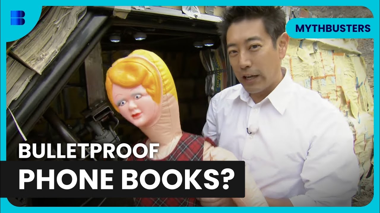 Bulletproof a Car with Phone Books? - Mythbusters