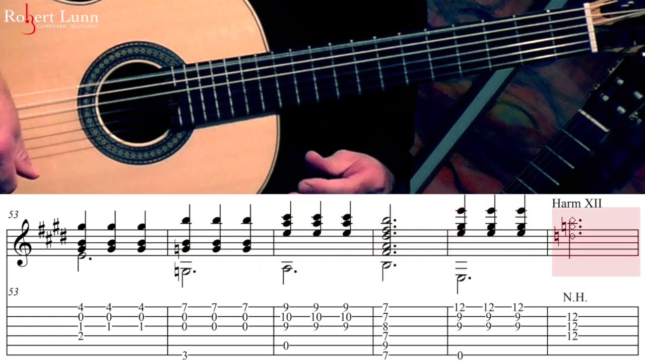 MELANCHOLY (Red Guitar Suite) - Includes Full Sheet Music/TAB - Classical Guitar