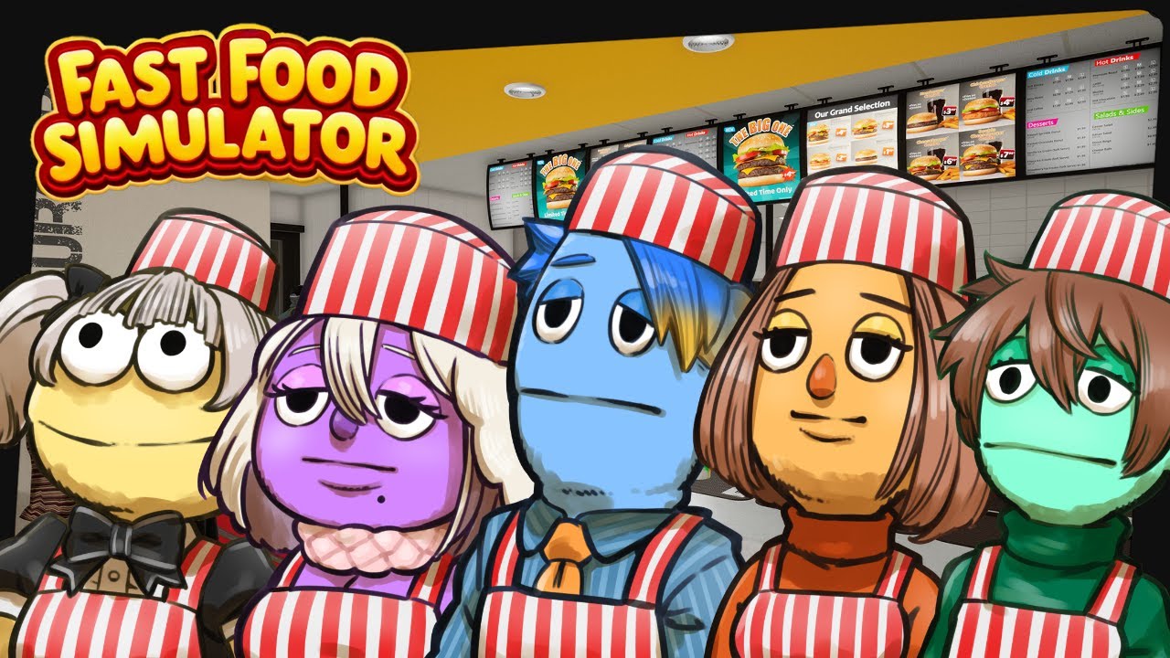 【コラボ】ィラッシャッセ～～ェエエ！！オカルトバーガーでぇす！！【Fast Food Simulator｜ファストフードシミュレーター】